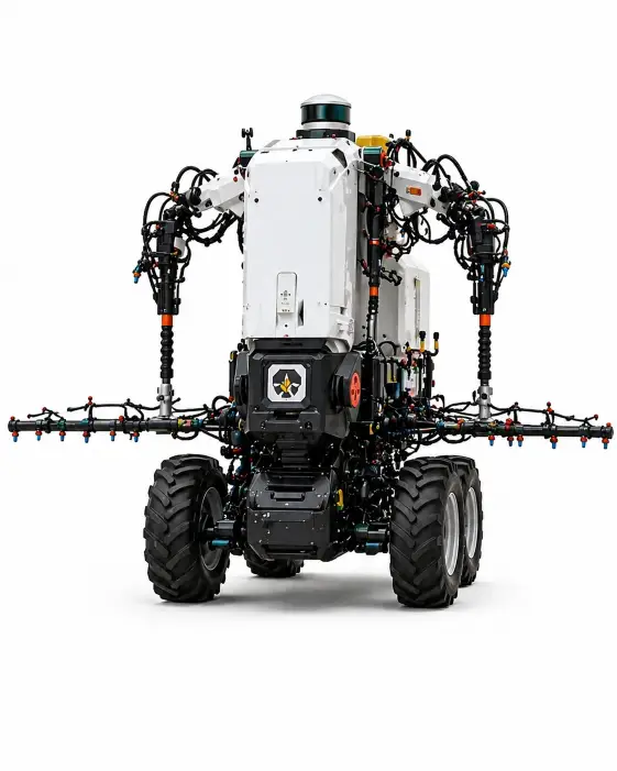 Precision spraying and fertilisation robot