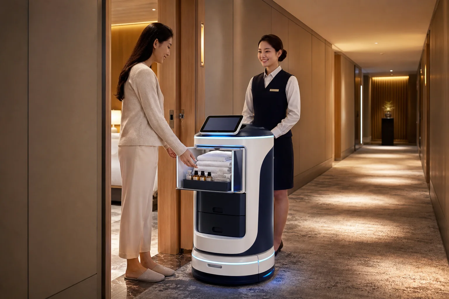 Robot For Accueil Digital en situation professionnelle