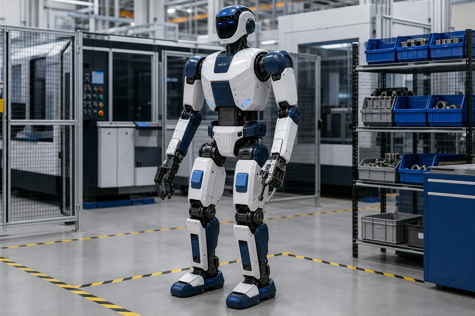 Robot For Industrie Humanoïde en situation professionnelle