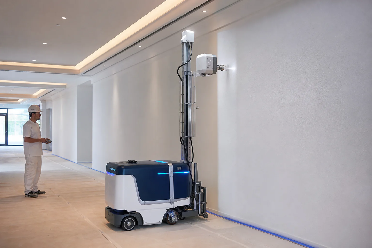 Robot For Peinture en situation professionnelle