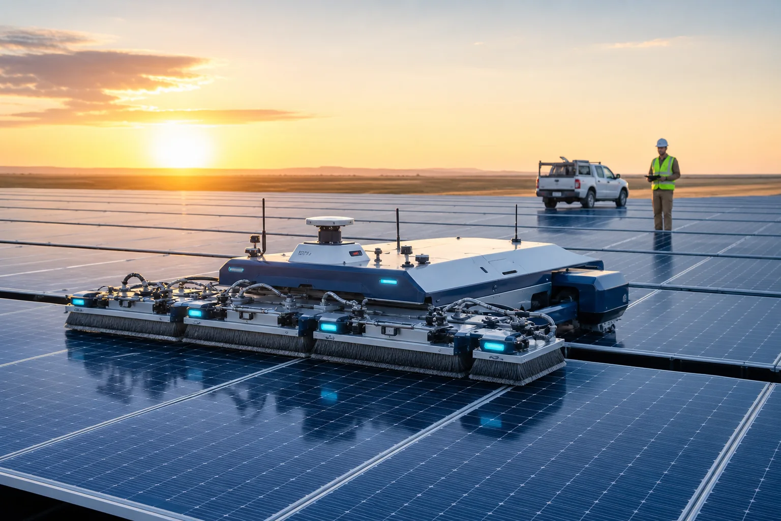 Robot For Solaire XL en situation professionnelle