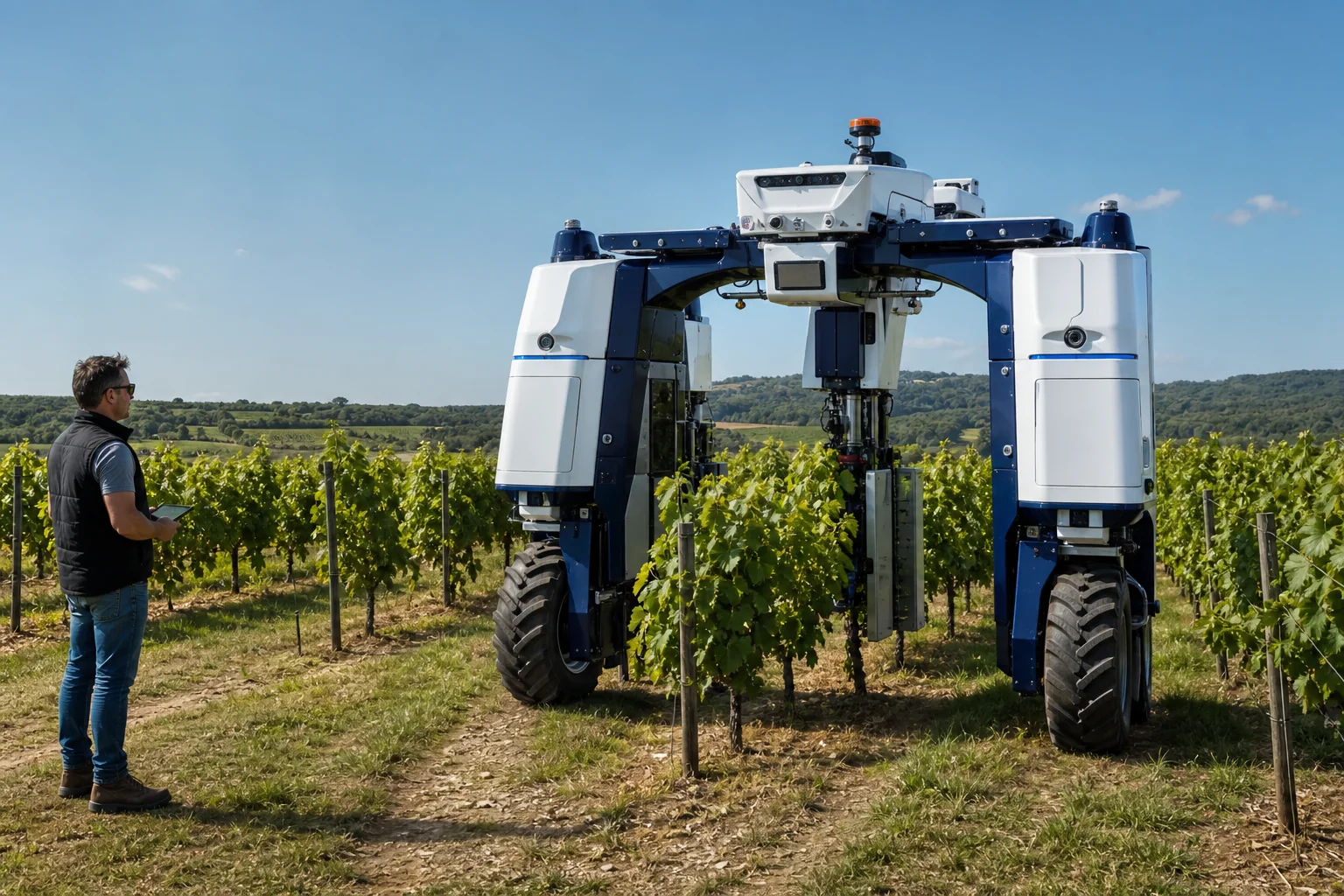 Robot For Vigne en situation professionnelle